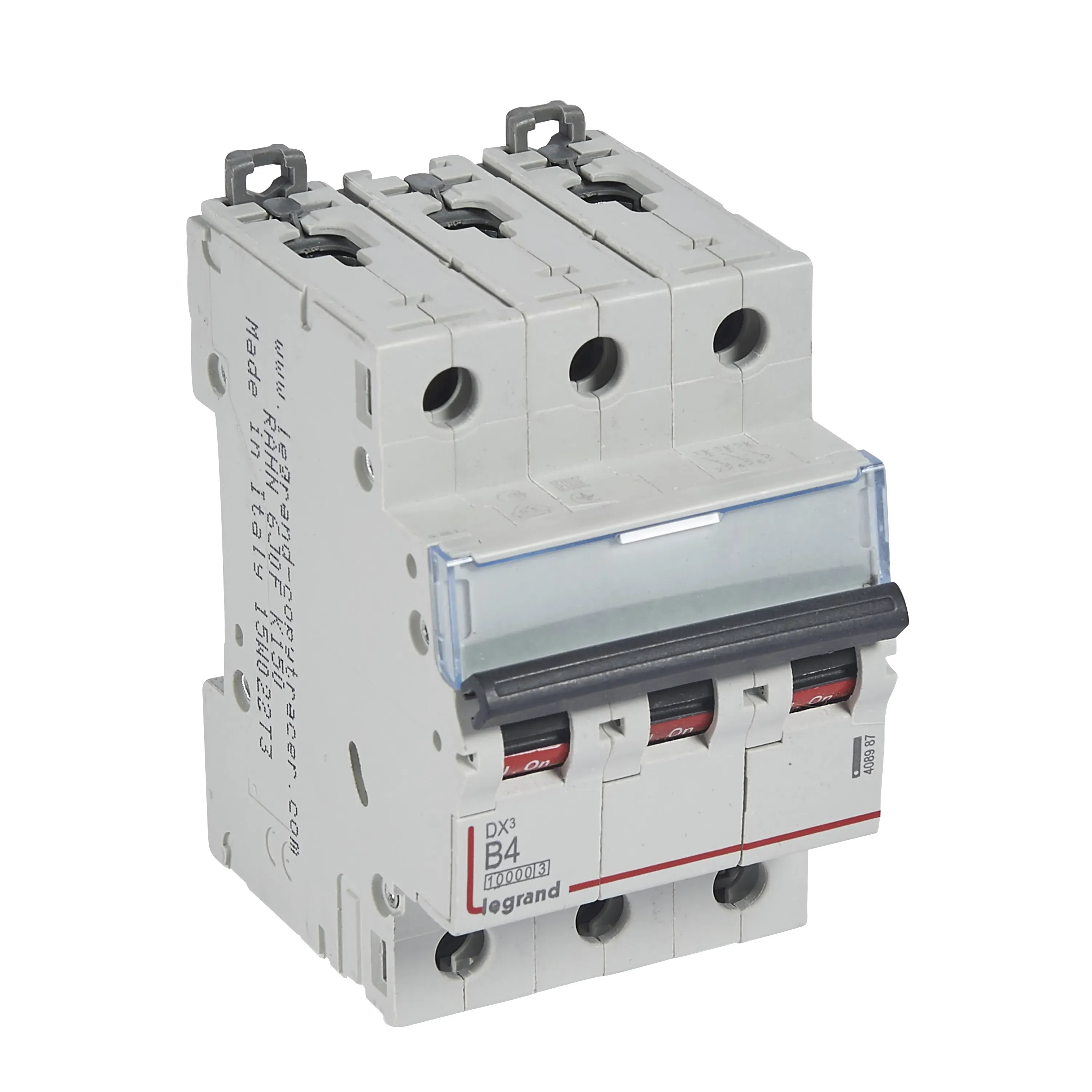 Выключатель автоматический трехполюсный 4а b dx3 10kа/16kа LEGRAND/DACCORD 408987