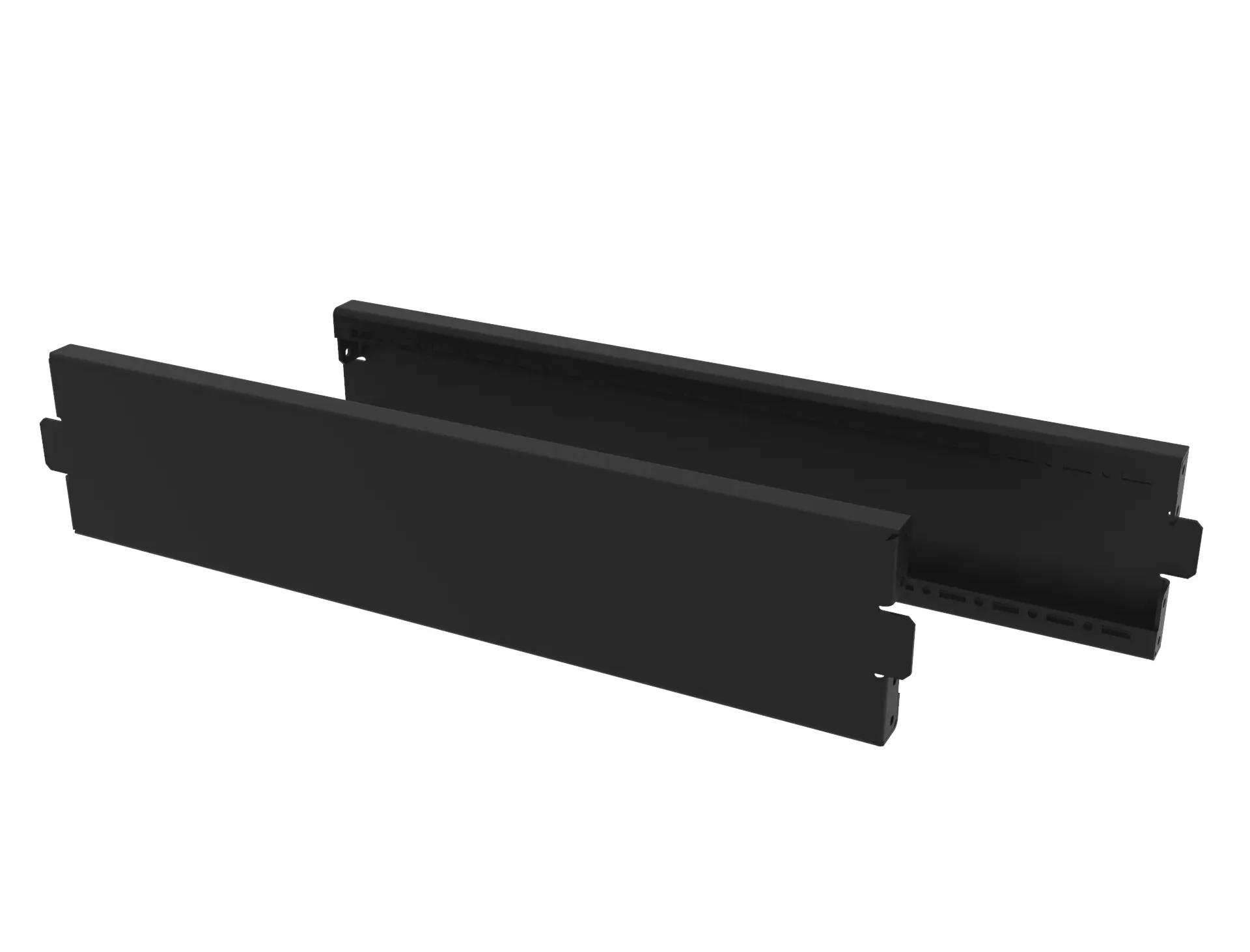 Элементы боковые цоколя 100 мм RS52 00.120 RAL7035 (2 шт.) УЗОЛА UR12505100012
