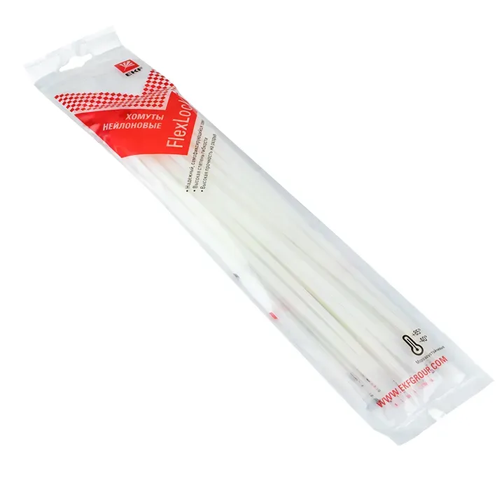 Хомут p6.6 стандартный белый 4.8x250 (100шт) flexlock proxima EKF PLC-FL-CTSW-4.8X250