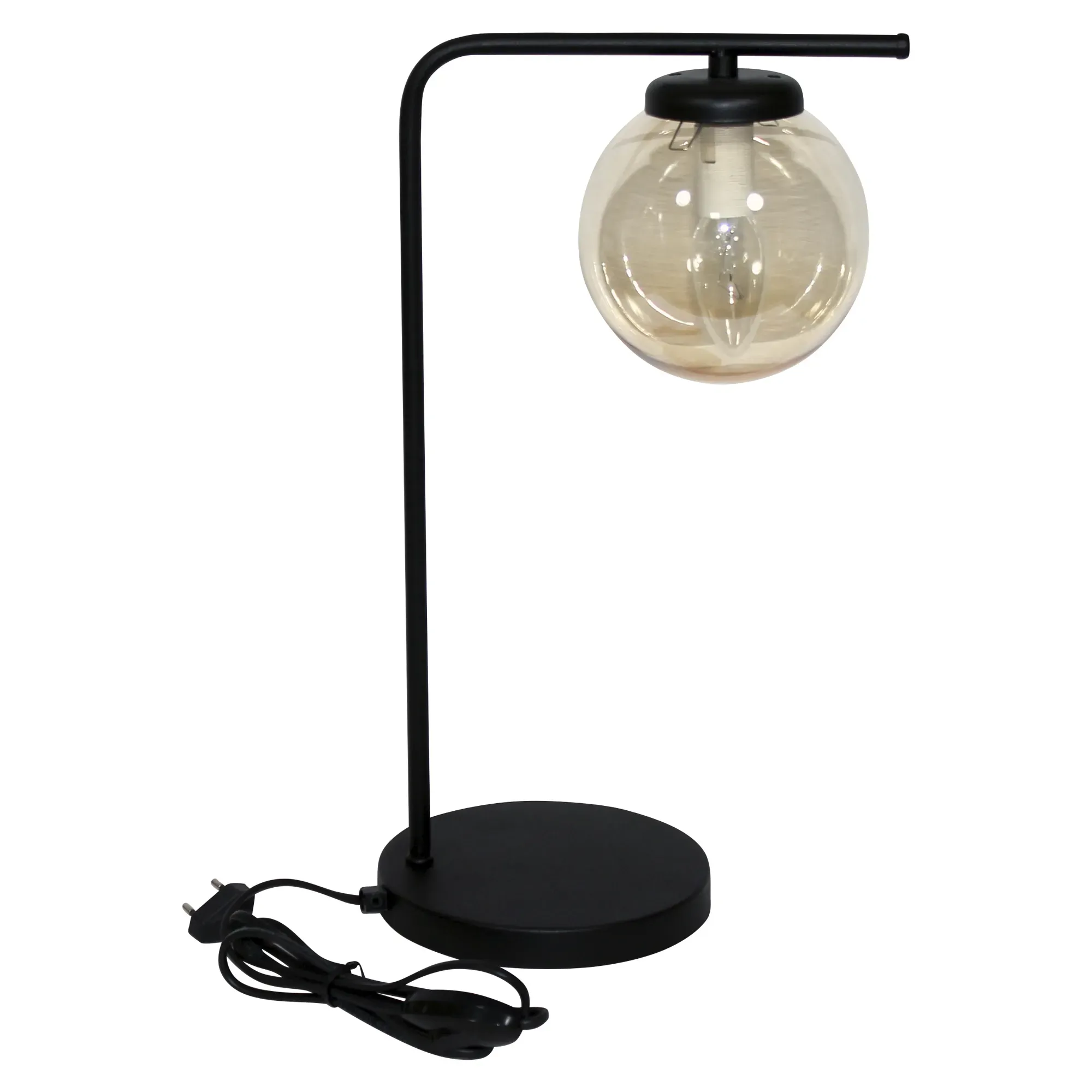 Светильник Лоу ННБ 63-60-004 черн.муар /шнур черн настольный ЭЛЕТЕХ 1005405131