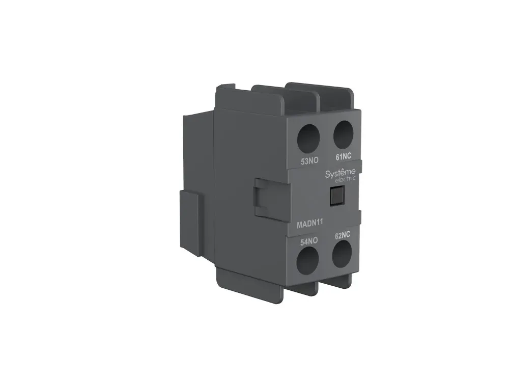 Блок дополнительных контактов MC1D 2НО фронтальный монтаж SE (Systeme) MADN20