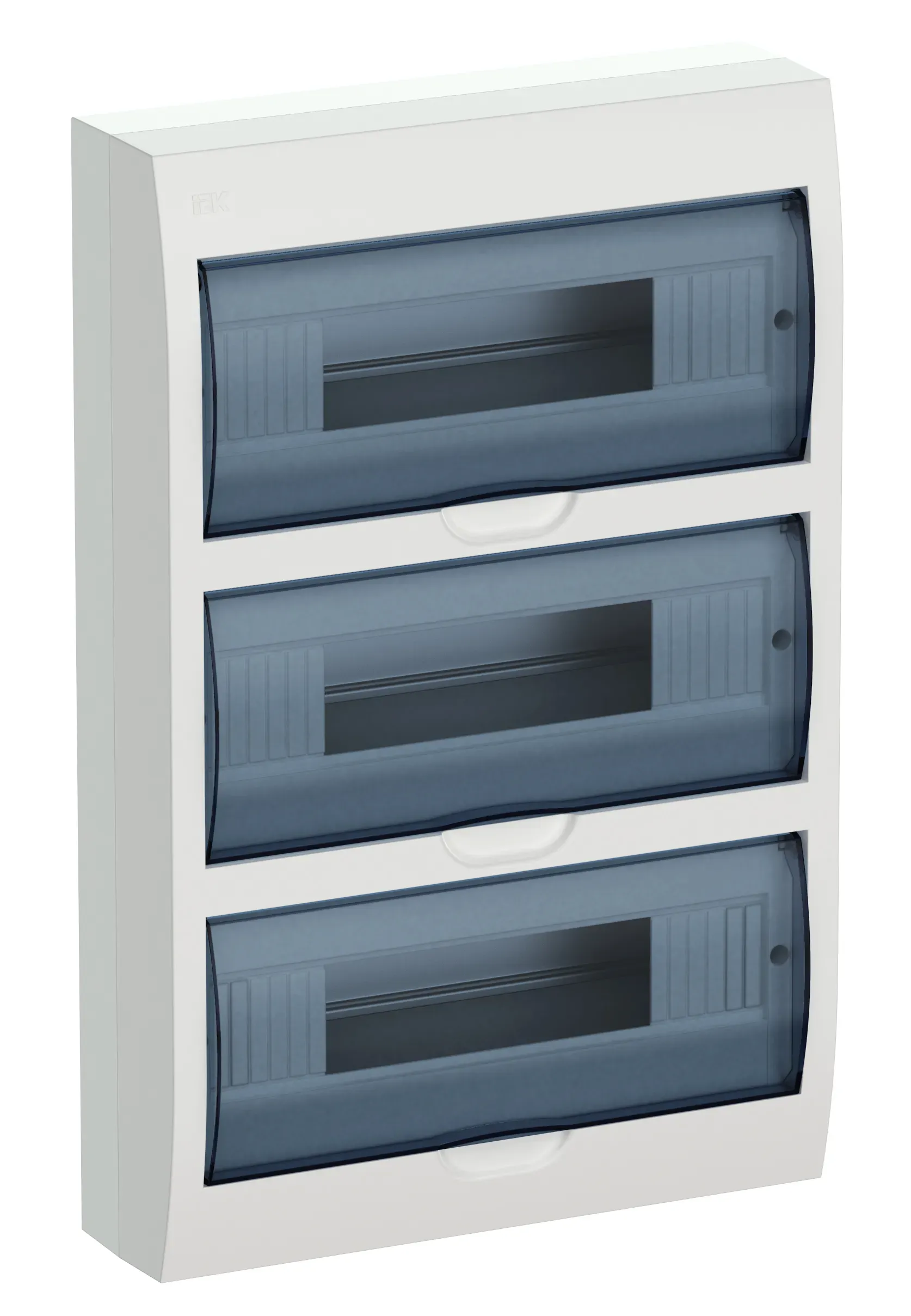 Щит распределительный навесной щрн-п-36 ip41 пластиковый белый прозрачная дверь IEK MKP12-N-36-40-05