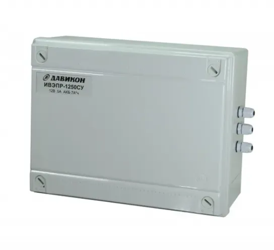 Источник вторичного электропитания резервированный 12В 5А Давикон ИВЭПР-1250СУ