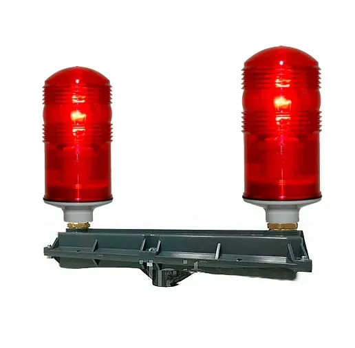 Сдвоенный заградительный огонь малой интенсивности 2 ЗОМ-2  10кд, тип А Аэросигнал 43 AS: 2 ЗОМ-2