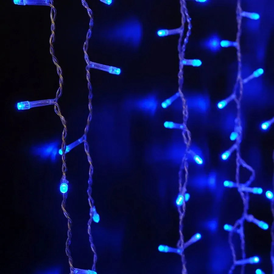 Световой занавес 625LED 2.5х1.5м уличный синий JazzWay 4607144111577