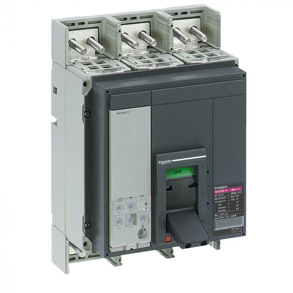 Выключатель NS1600 H 3p + MicroLogic 5.0 в сборе Dekraft 33569