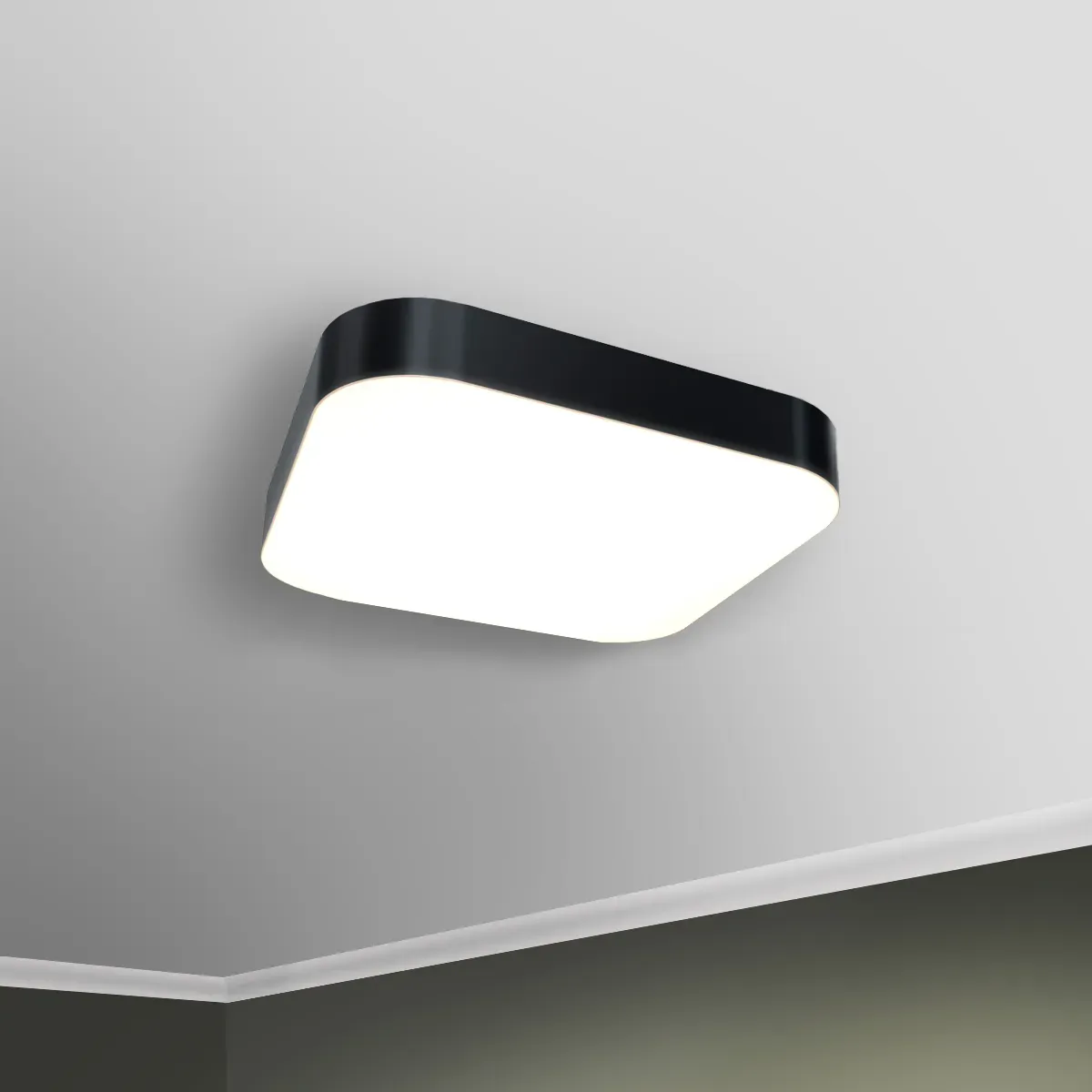 Светильник светодиодный RVE-LBX-BOX-SOFT-400-N (Квадрат закругл. 400х400х100мм 24Вт Накладной 4000К Белый) RVElektro RVE00001385