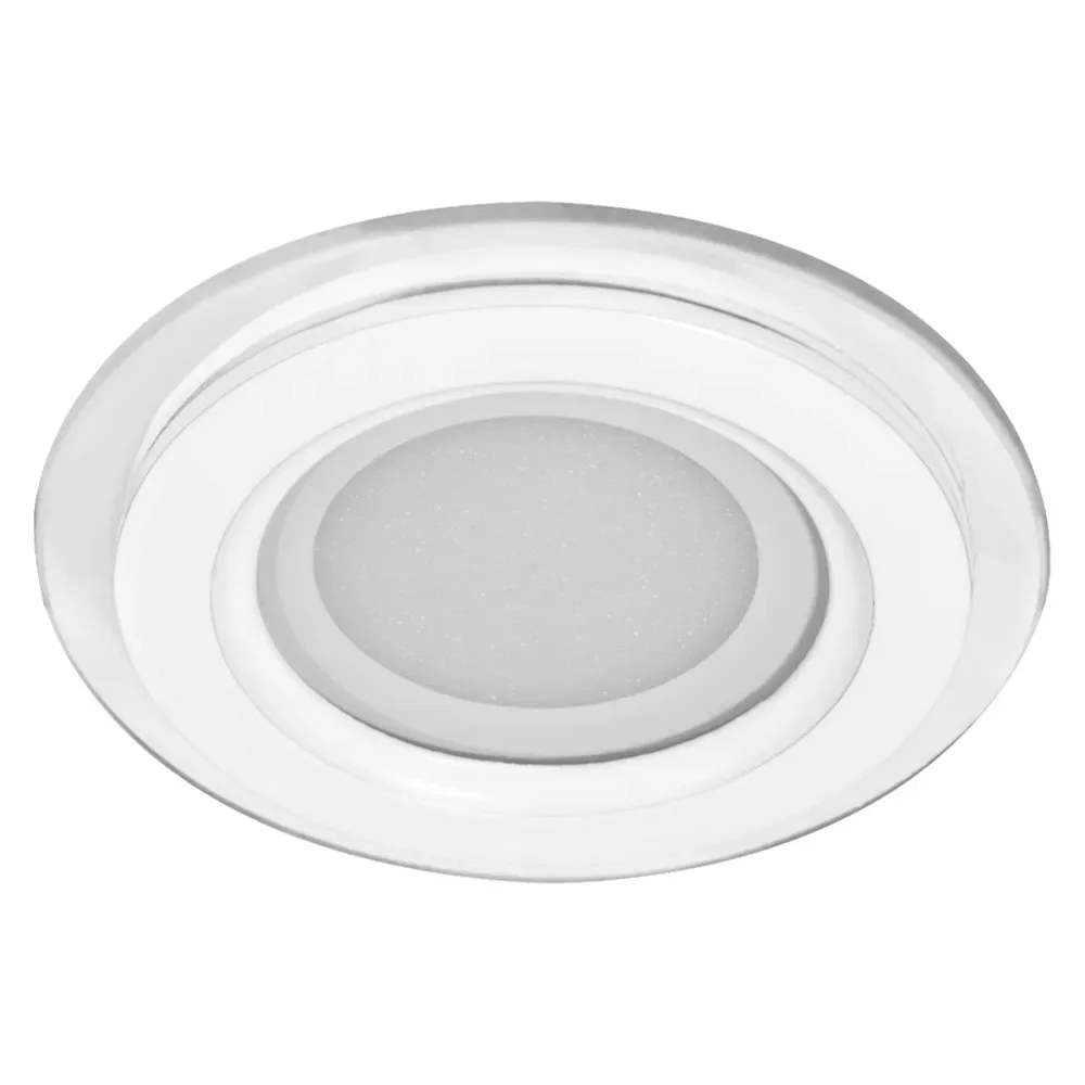 Светильник светодиодный ДВО-12w 4000K 960Лм со стеклом белый FERON 27851