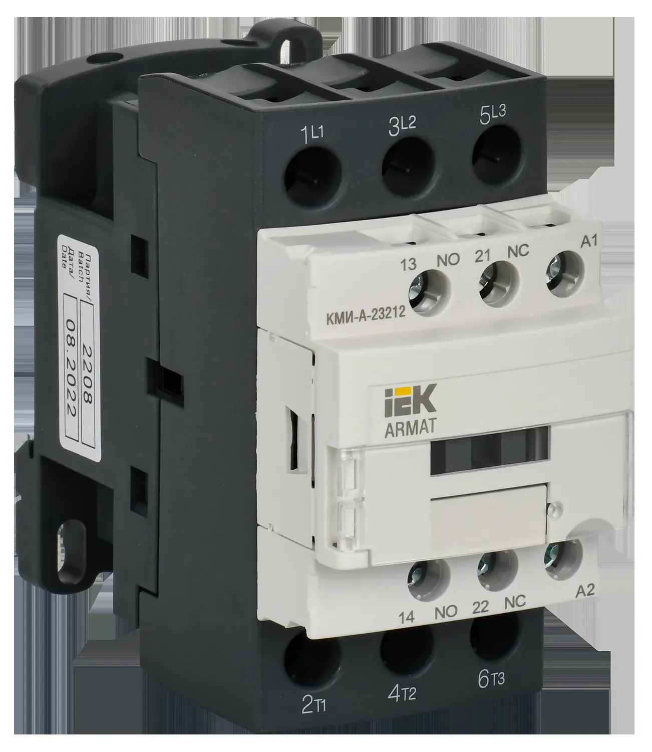 ARMAT Контактор КМИ-А-23212 LC1D 32А 400В/АС3 1НО/1НЗ IEK AR-ACC-21-032-400-11