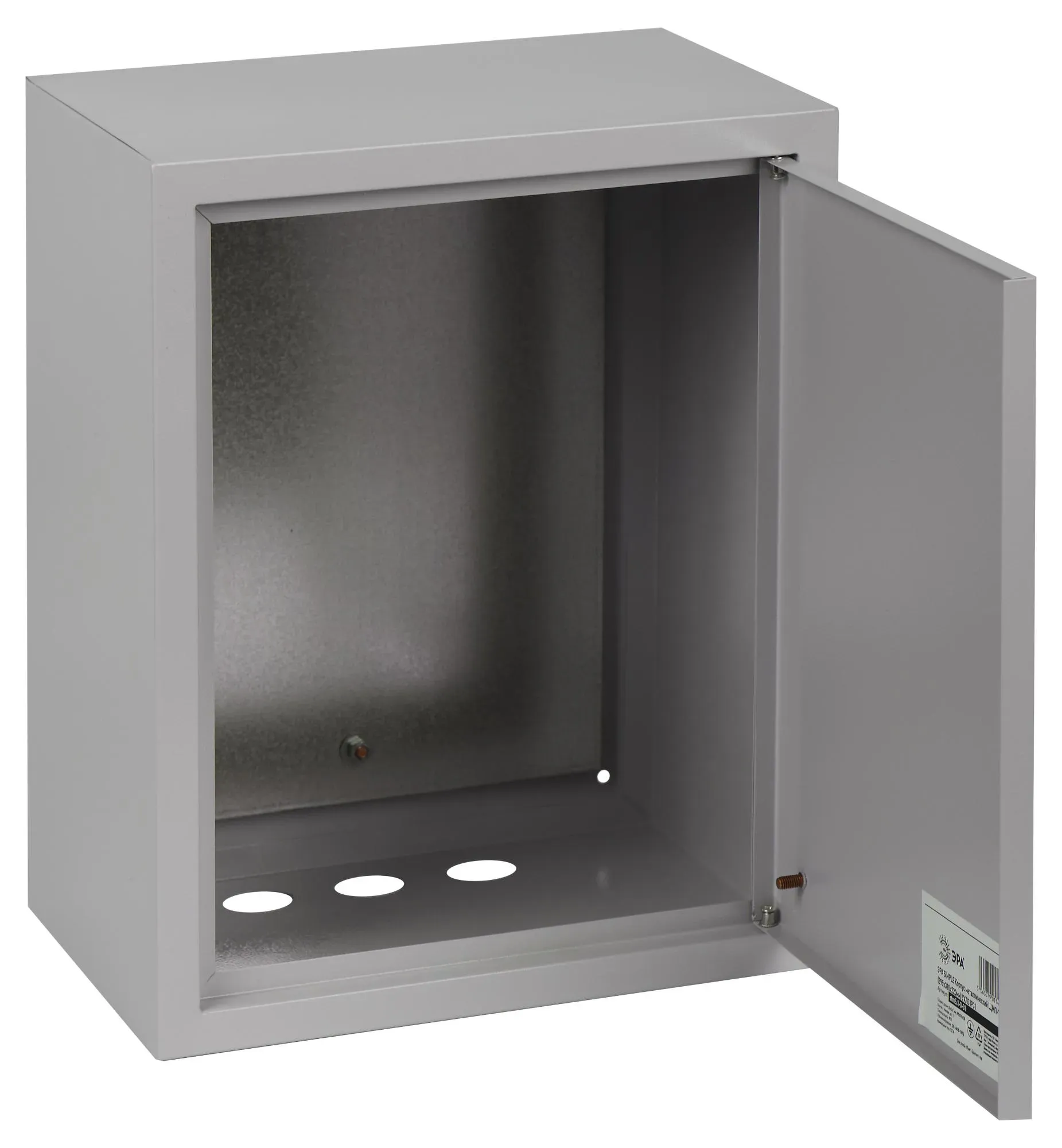 Корпус металлический simple щмп-1-0 (395х310х220мм) ip31 ухл3 серый ЭРА Б0057142