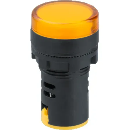 Лампа индикаторная NBI-I-AD22-230-Y желтая d22мм 230В AC/DC Navigator Group 24411