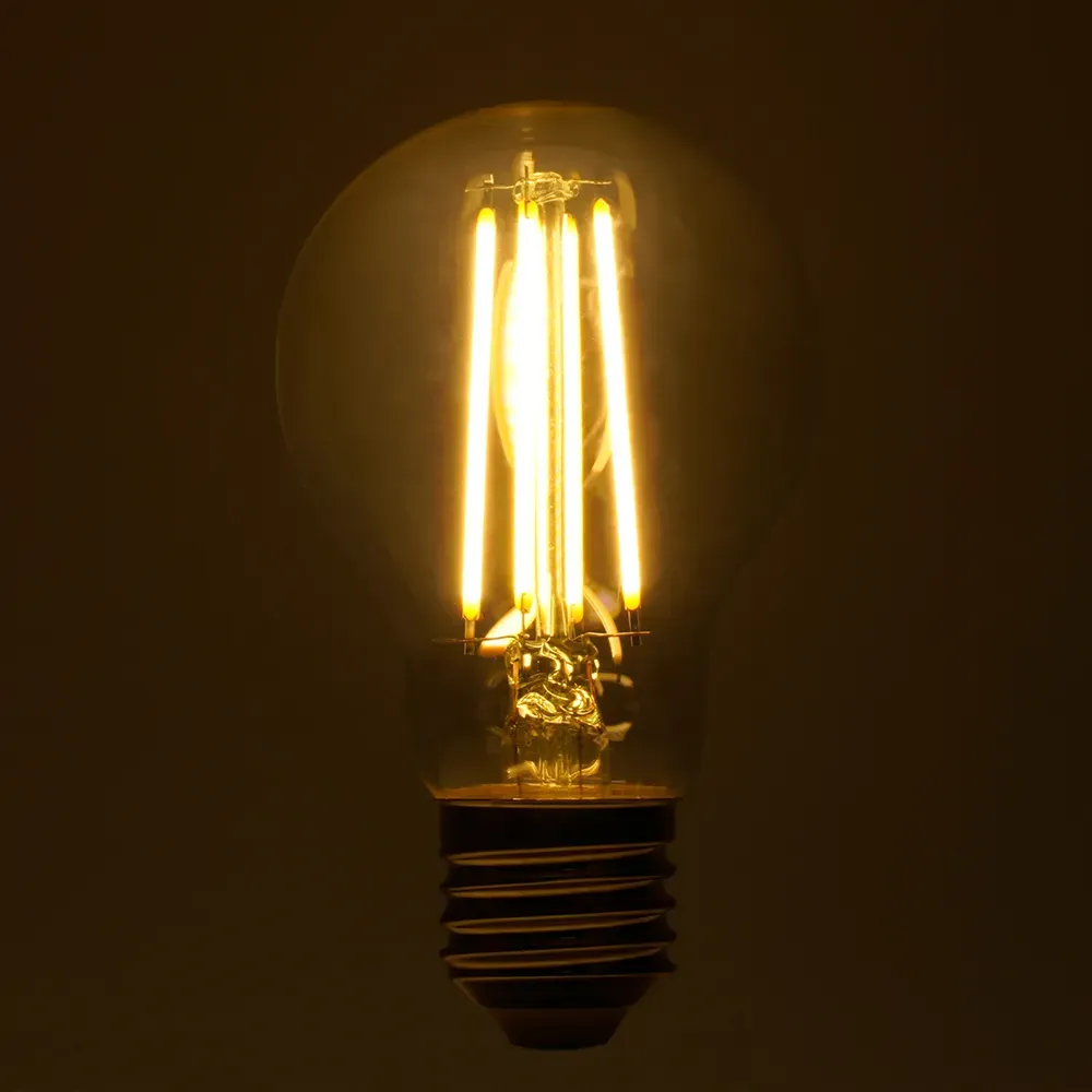 Лампа светодиодная LED 8вт Е27 теплый FILAMENT Feron.PRO