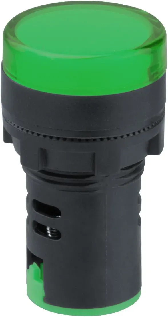 Лампа индикаторная NBI-I-AD22-24-G зеленая d22мм 24В AC/DC Navigator Group 24416