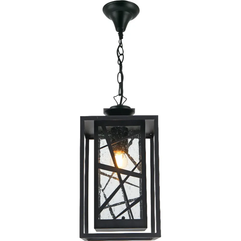 Светильник НСУ-60w цепь Е27 IP44 черный FERON 11648