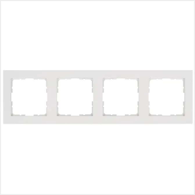 Рамка G-Classic 4-постовая, цвет белый глянцевый Jasmart G1004W