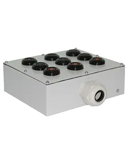 Пост управления ПКУ-15-21.331-54У2 (3хСКЛ11 зеленая, 220В + 6хСКЛ11 красная, 220В + PG-36) Электротехник ET014597