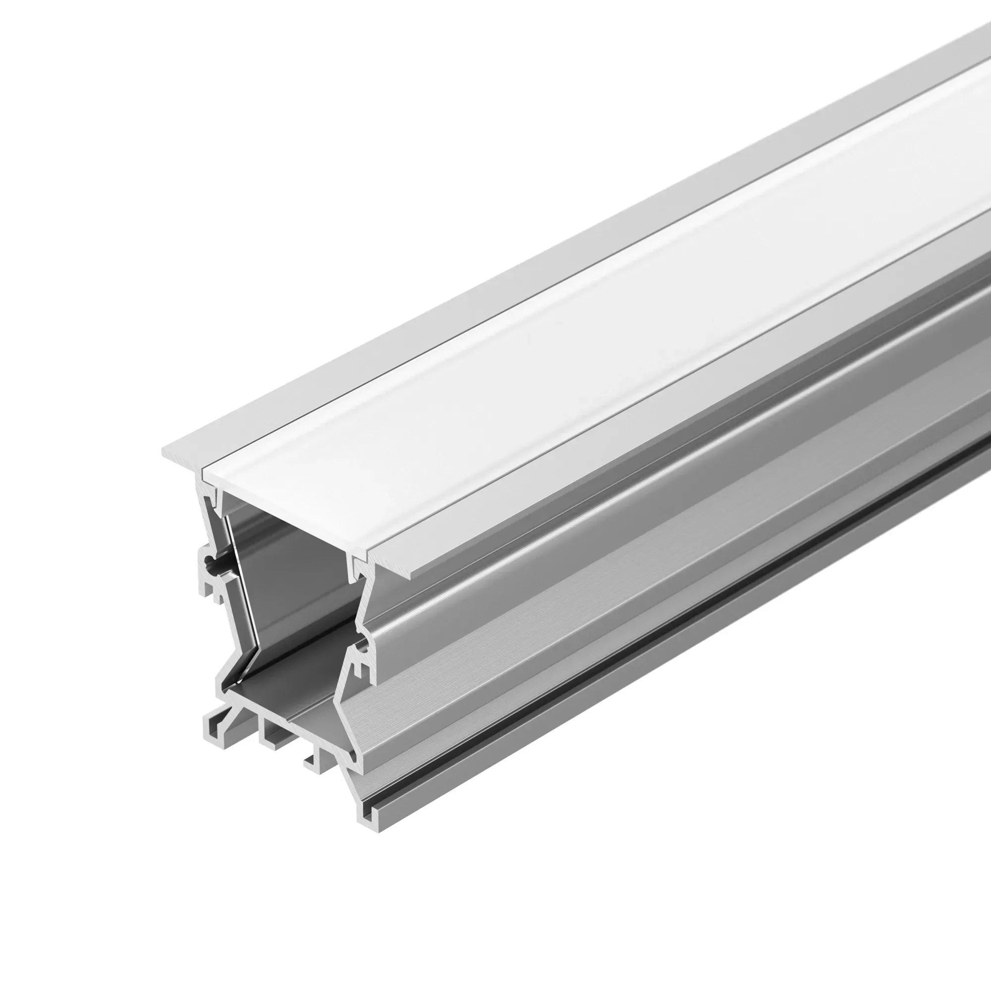 Профиль с экраном ALU-WIDE-FL-H35-2000 ANOD+FROST (ARL, Алюминий) Arlight 027887