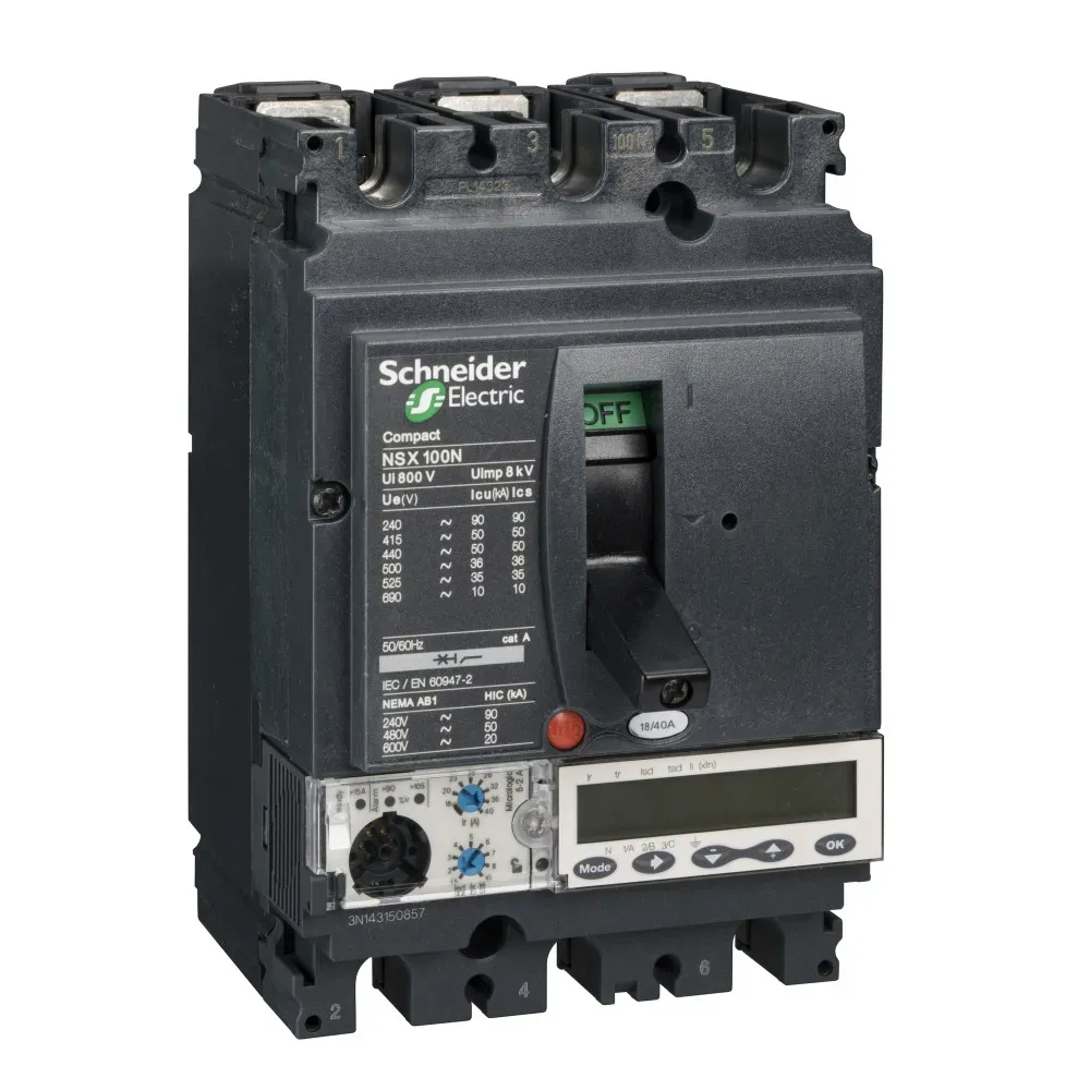 Выключатель автоматический 3П3Т MIC. 5.2A 40A NSX100N Dekraft lv429892