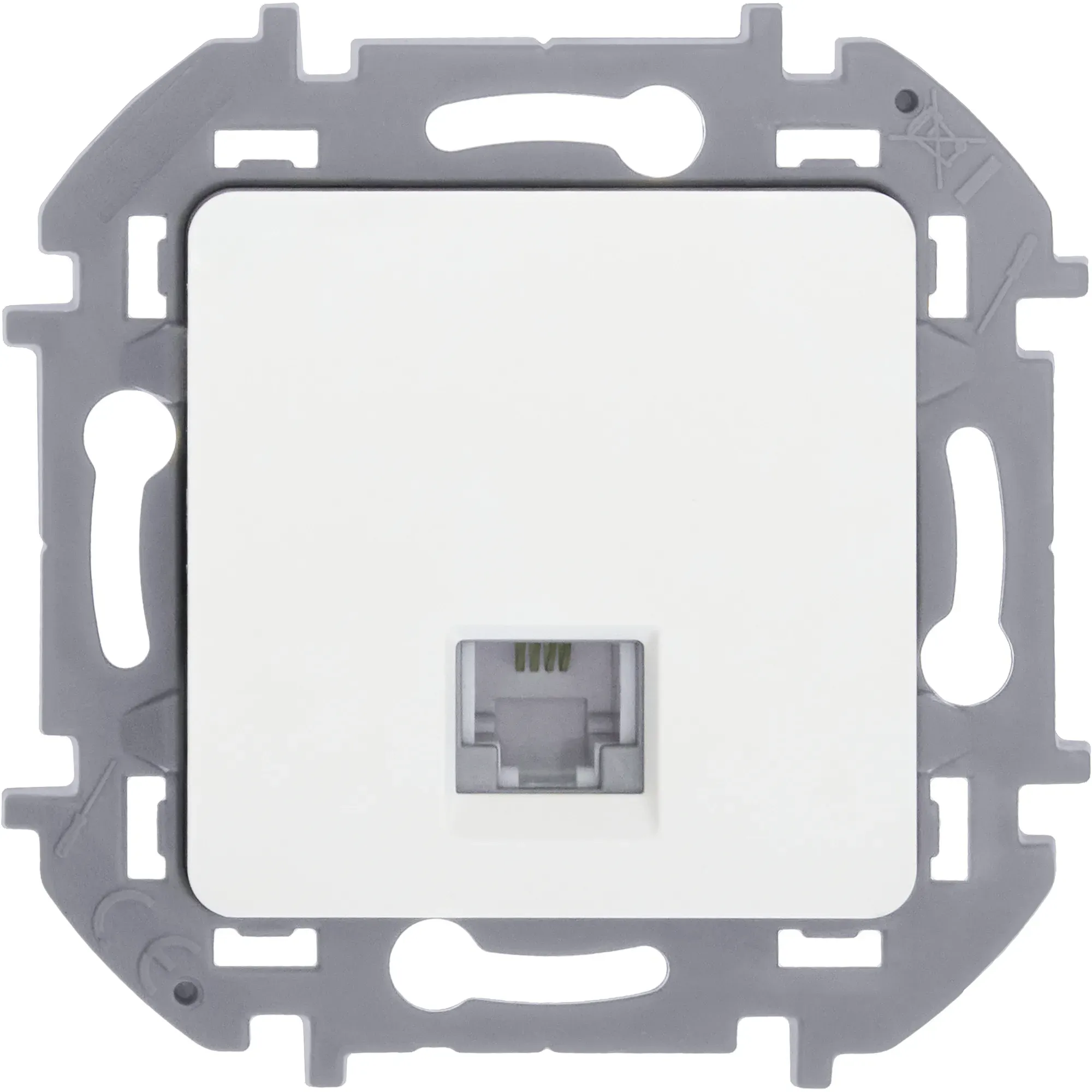 Телефонная розетка RJ11 INSPIRIA белый