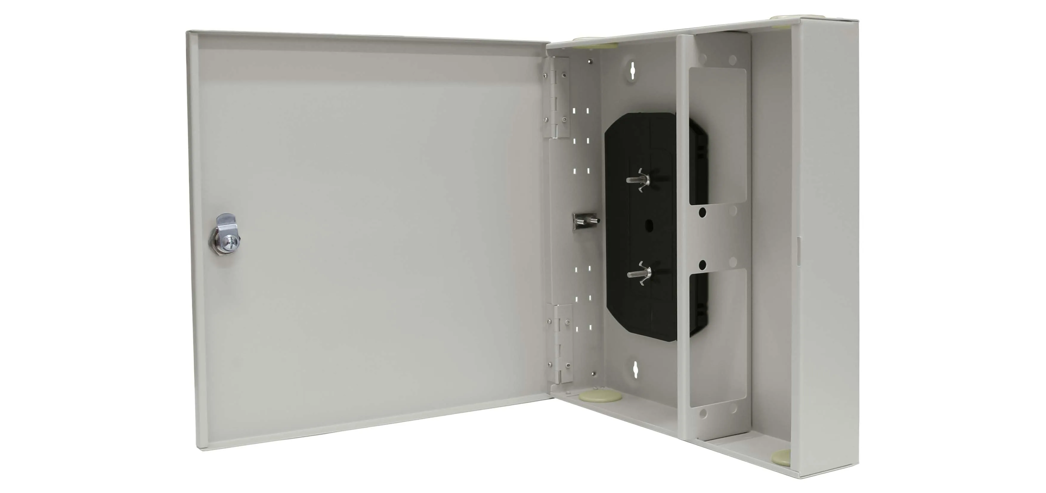 Cabeus FO-WL-24/32-32FC/ST/SC-4FP-K-T Кросс оптический настенный, до 32 портов, серый