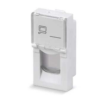 Cabeus FP-L-22,5-1M Вставка 45x22,5 (Mosaic) для 1 модуля формата Keystone Jack