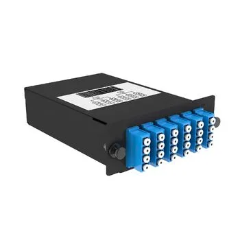 Cabeus FO-9-2x12MPO(m)/А-24xLC/U-A-BK Кассета кроссовая 2 разъема MPO/АPC (male) 9/125, на 24 LC/UPС (6 QLC/UPC), черный