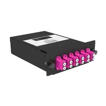 Cabeus FO-OM4-1x12MPO(m)/U-12xLC/U-А-BK Кассета кроссовая 1 разъем MPO/UPC (male) 50/125 OМ4, на 12 LC/UPС (6 DLC/UPC), черный fo-om4-1xmpo(m)/u-12xlc/u-а-bk