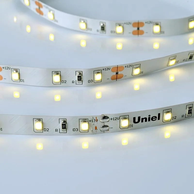 Лента гибкая светодиодная на самоклеящейся основе. ULS-M11-2835-60LED/m-8мм-IP20-DC12V-4,8W/m-4M-4000K PROFI Катушка 4м. в герметичной упаковке. (4000К) Uniel ul-00007997