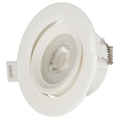 Светильник светодиодный круглый поворотн. LED SMD 5W 4000K, белый KL LED 22A-5 4K WH