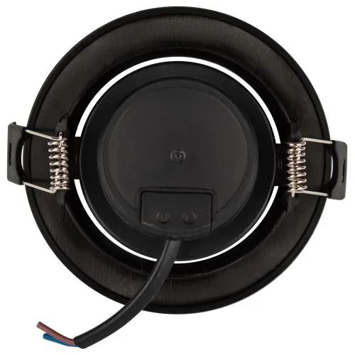 KL LED 22A-5 4K BK Точечные светильники Светильник светодиодный круглый поворотн. LED SMD 5W 4000K, черный ЭРА Б0039687