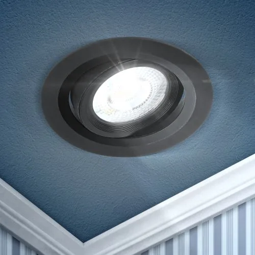 KL LED 22A-5 4K BK Точечные светильники Светильник светодиодный круглый поворотн. LED SMD 5W 4000K, черный