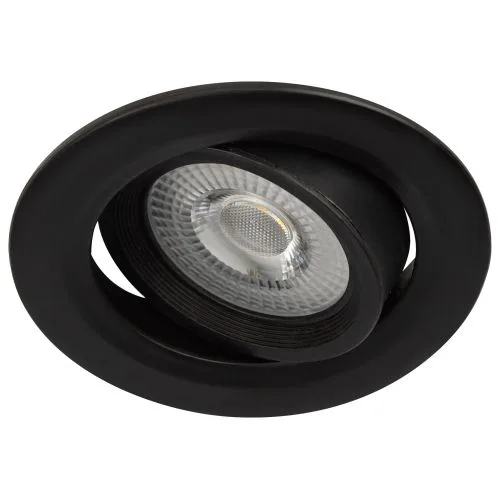 KL LED 22A-5 4K BK Точечные светильники Светильник светодиодный круглый поворотн. LED SMD 5W 4000K, черный