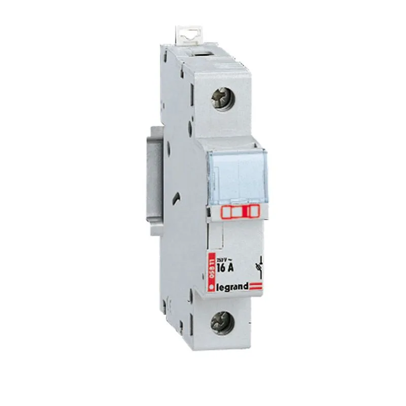 Держатель плавких вставок 1 полюс 250 LEGRAND 005811
