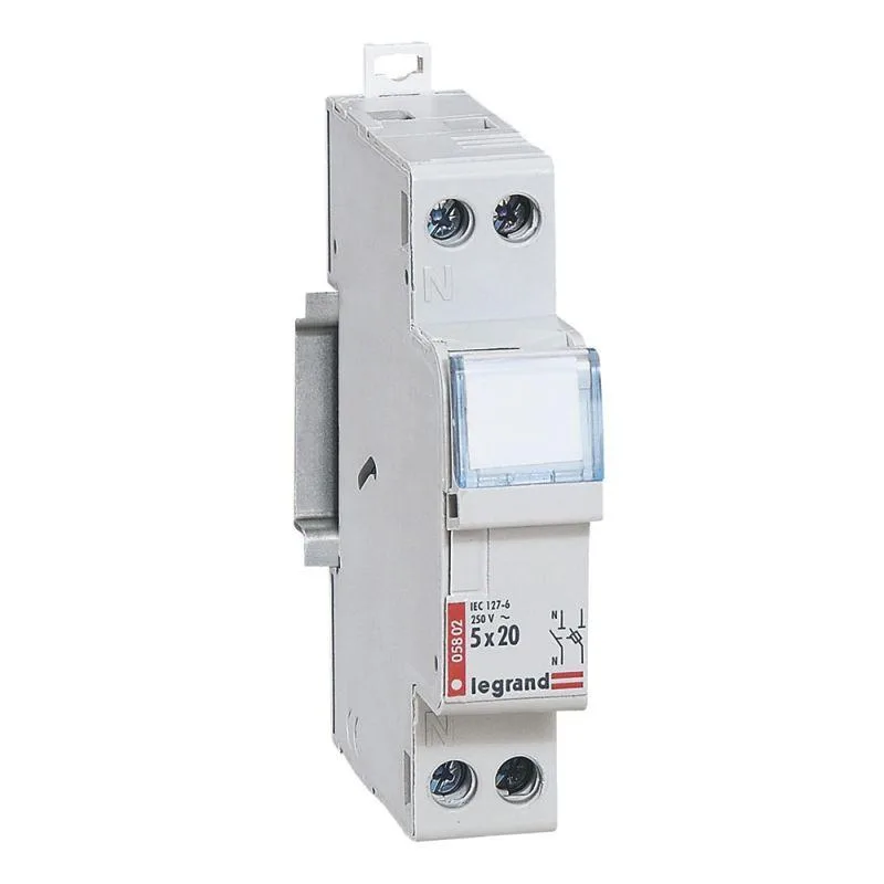 Держатель плавких вставок 1Р+N 5х20 LEGRAND 005802