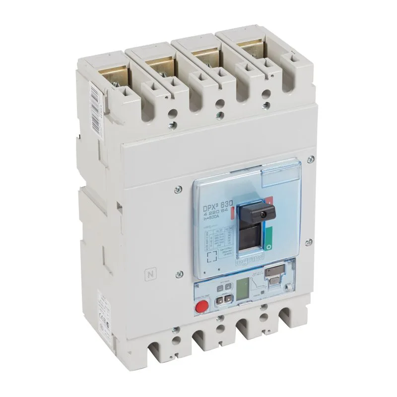 Выключатель автоматический четырехполюсный DPX3 630 500А 36кА S2 Legrand 422064