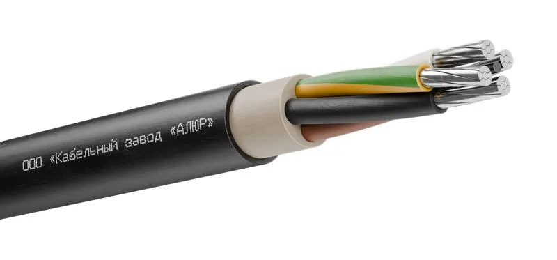 Кабель силовой АППГнг(А)-HF 4х35мк (PE)-0.66 многопроволочный черный (барабан) Алюр 00-00002686