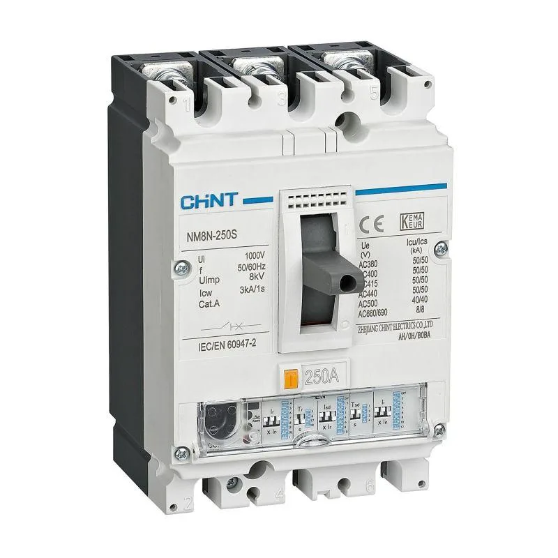 Выключатель автоматический NM8N-630C EN 3P 630А 36кА с электронным расцепителем Chint 269420
