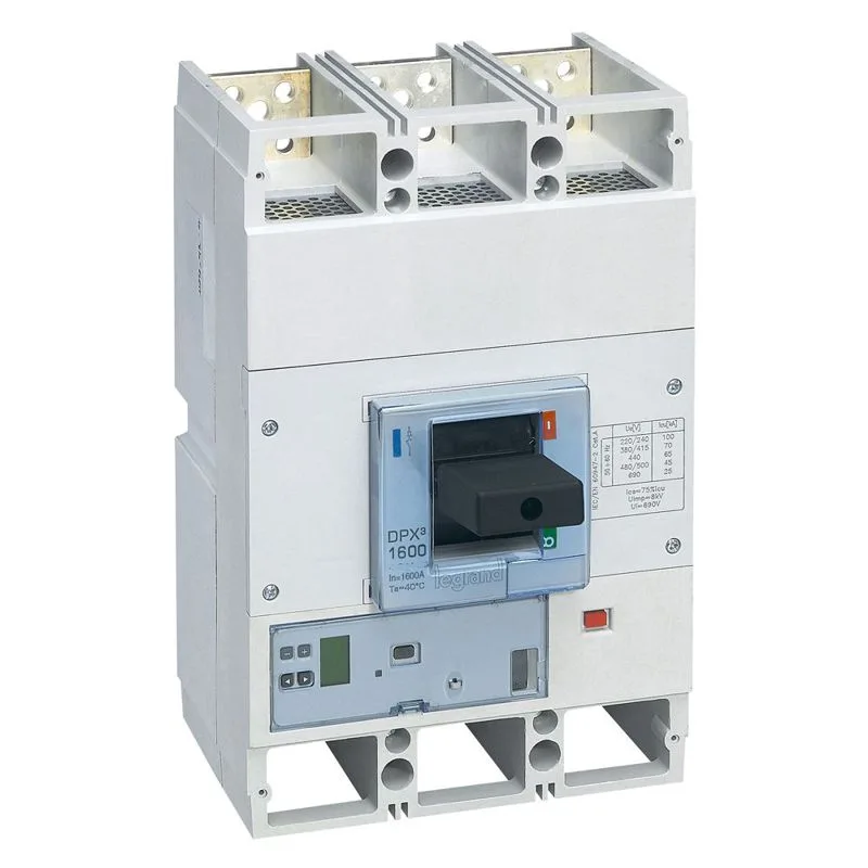 Выключатель автоматический трехполюсный DPX3 1600 1000А 100кА SGИ Legrand 422481