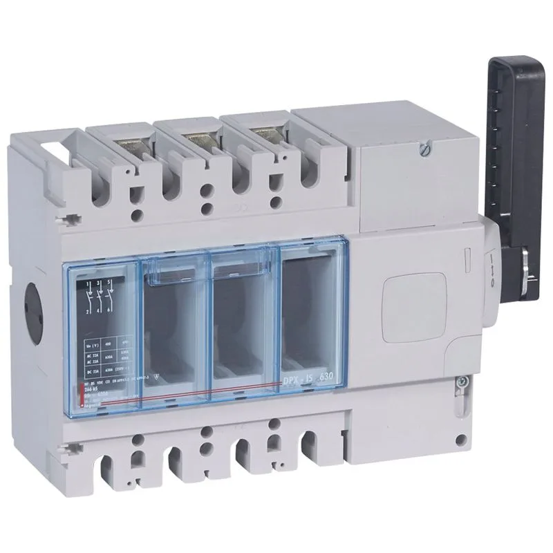 Рубильник DPX-IS 3P 630А боковая правая ручка IEK 026665