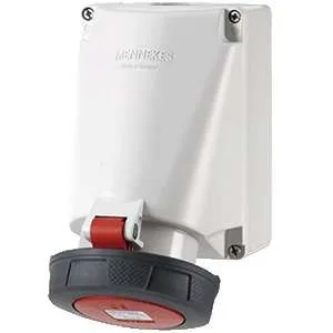 Розетка настенная 63А 3Р+E IР67 400В Mennekes 132a