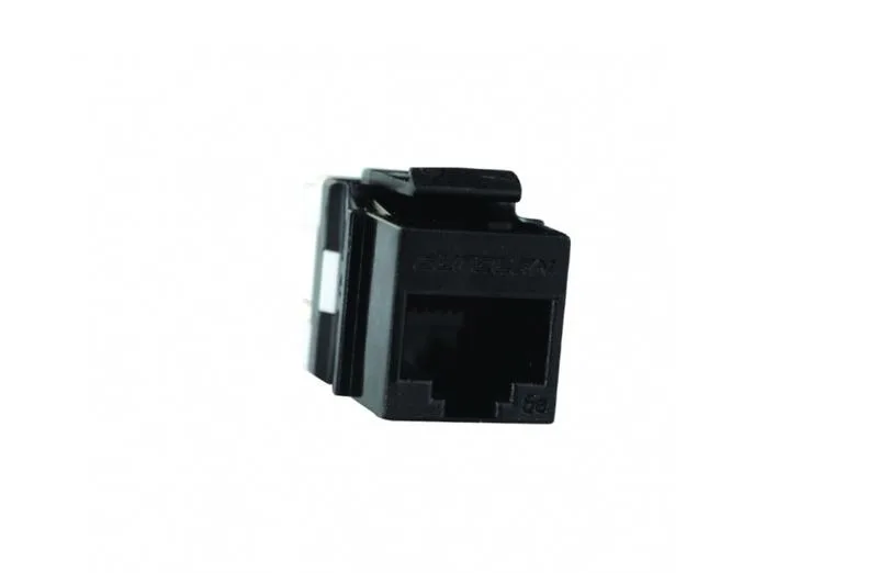 Модуль универсальный Eurolan, keystone, 1хRJ45, кат. 5е, неэкр., цвет: чёрный, (16B-U5-03BL)