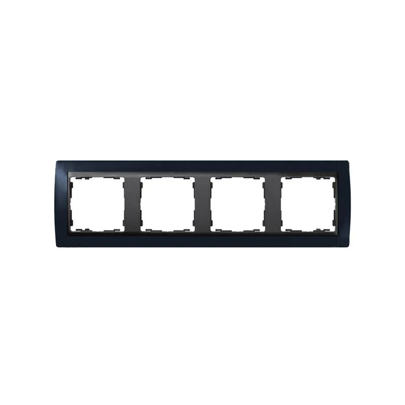 Рамка на 4 поста, S82, графит - графит SIMON 82842-32