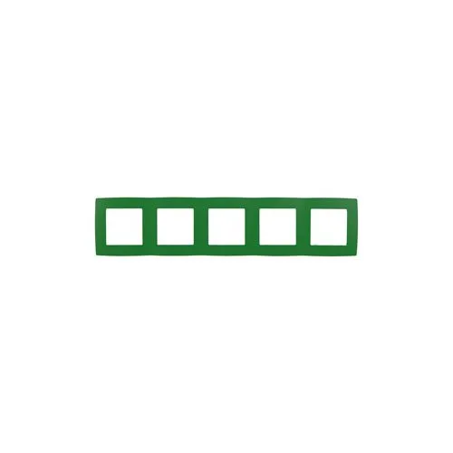 Рамка на 5 постов, Эра12, зелёный, 12-5005-27 Б0019424