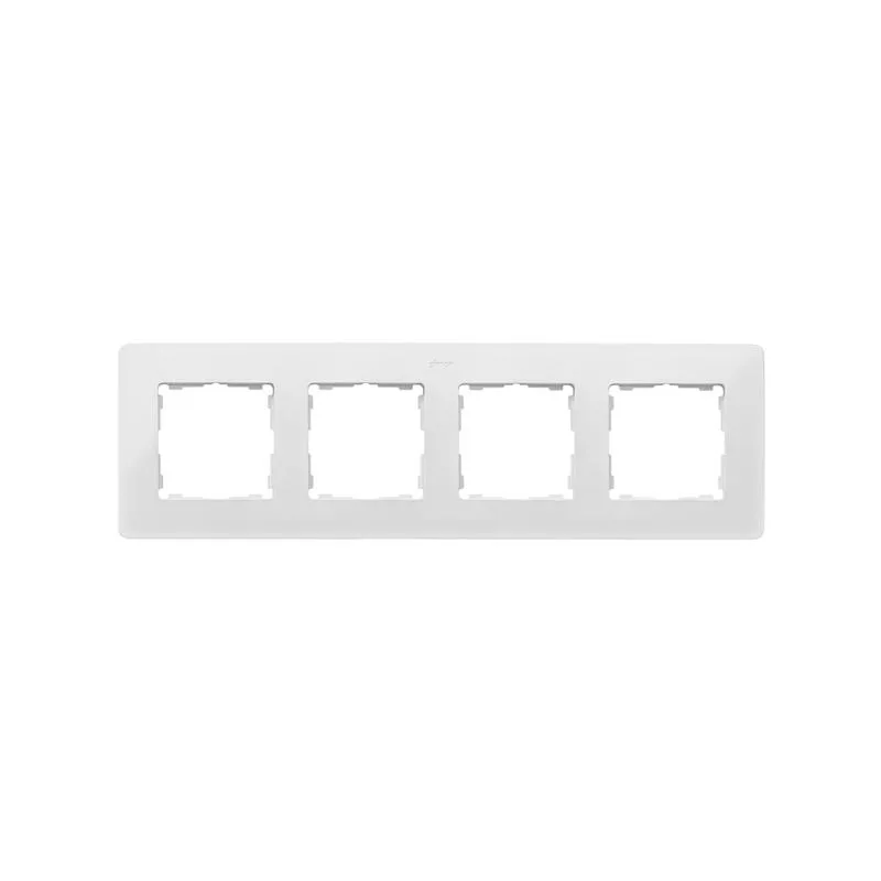 Рамка 4 поста белая SIMON 8200640-030