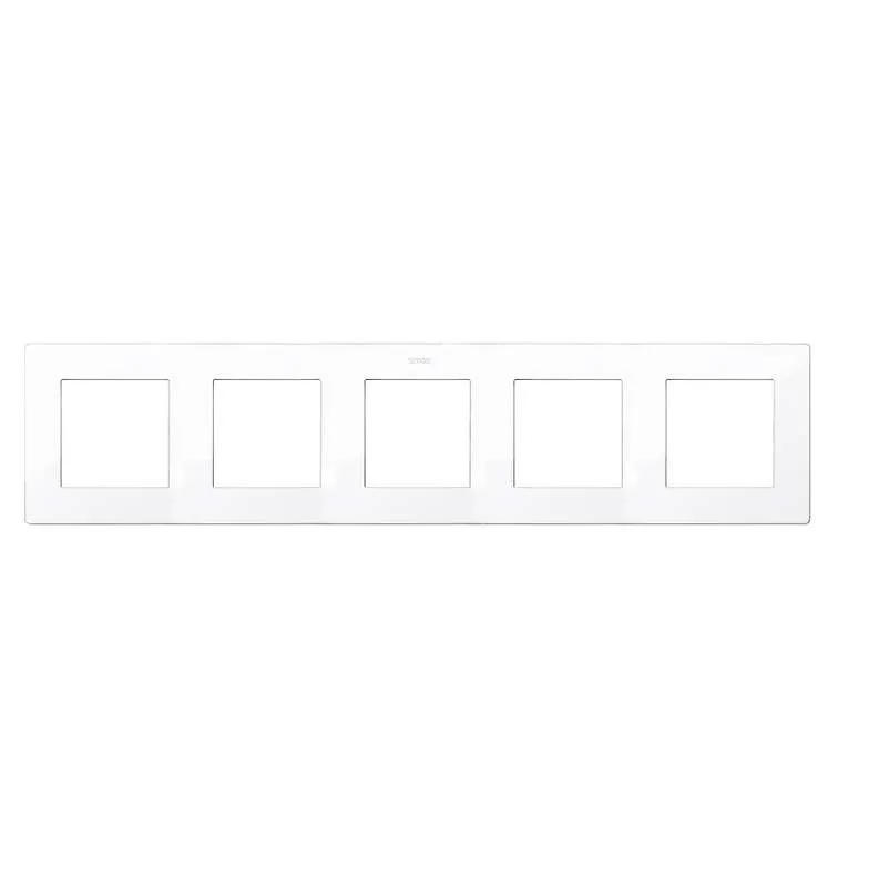 Рамка 5 постов, белый SIMON 2400650-030