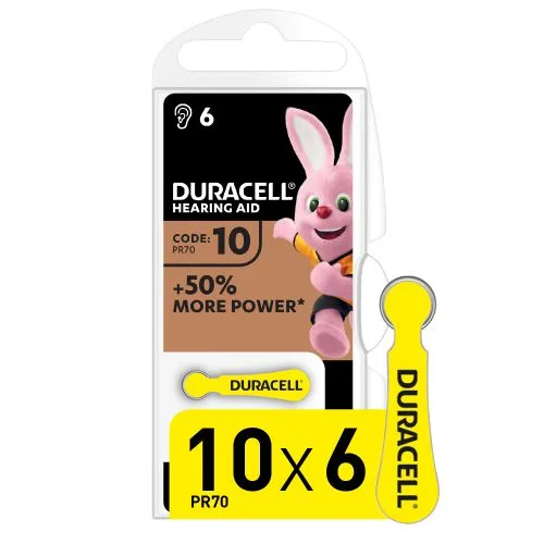 Элемент питания ZA10-6BL (60/600/54000) Duracell б0039179