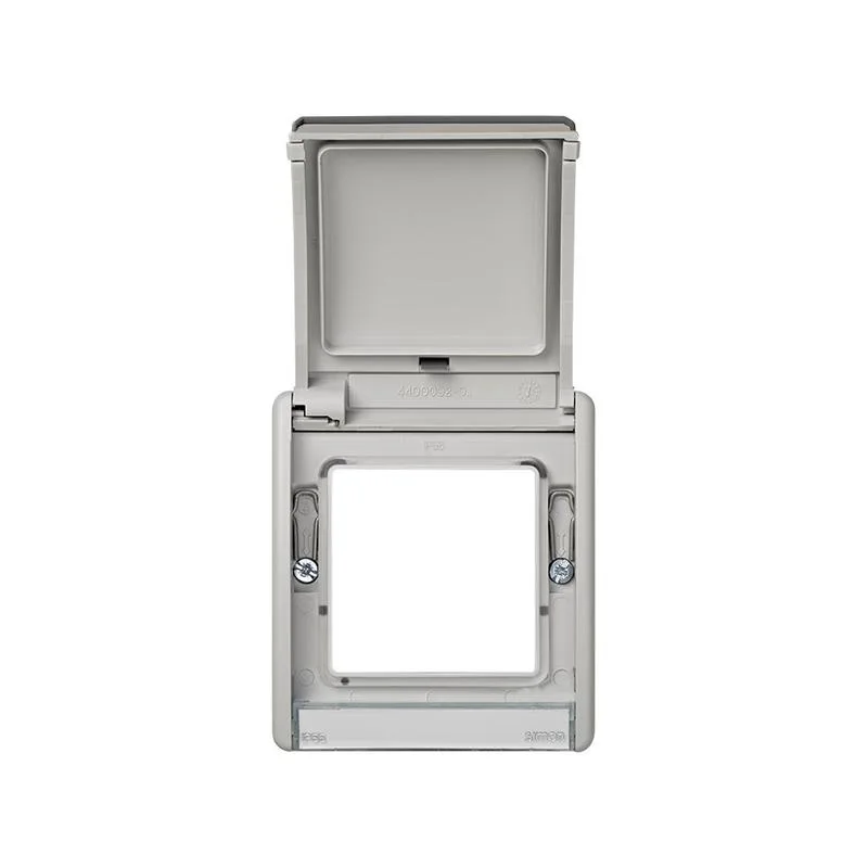 Рамка с крышкой S44A серый SIMON 4400092-035