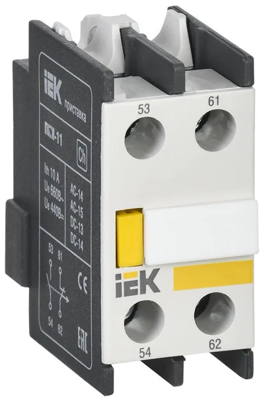 Приставка ПКИ-20 дополнительные контакты 2з IEK KPK10-20