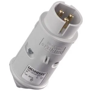 Вилка кабельная 16А 2Р+E IP44
