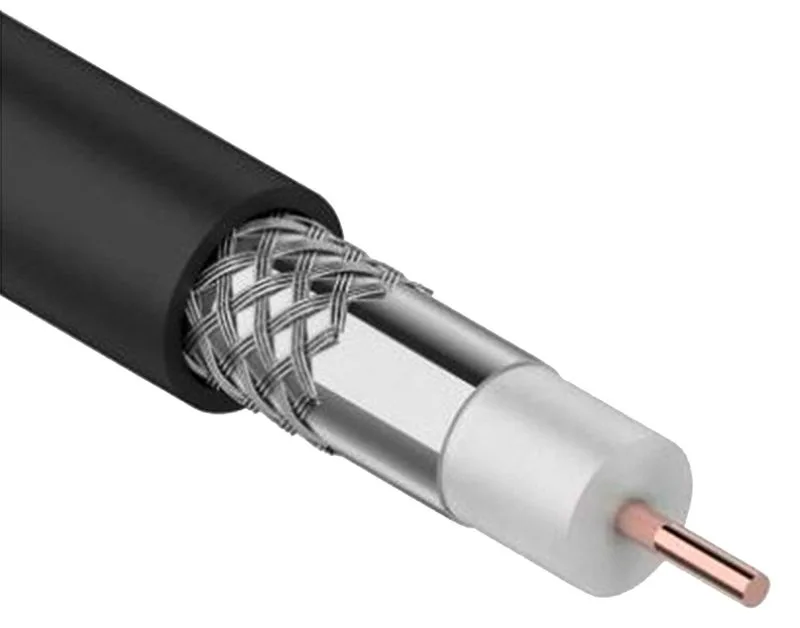 Кабель коаксиальный RG11 CCS 75Ом FPE PVC черн(3 00м) GENERICA